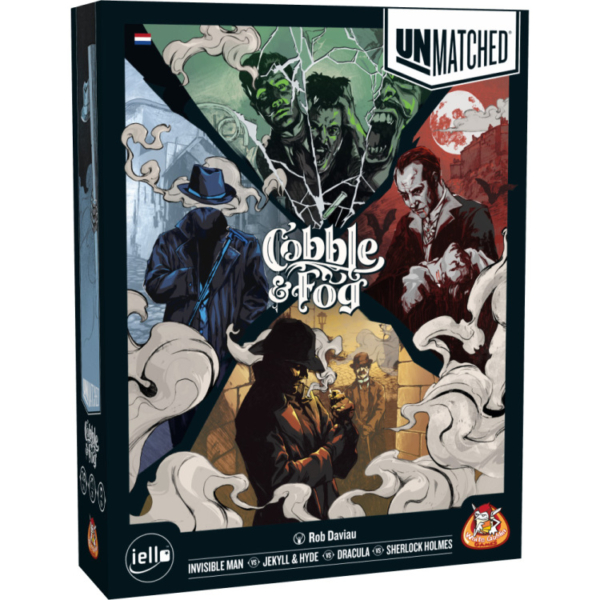 White Goblin Games Unmatched: Cobble & Fog Bordspel