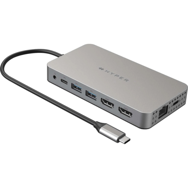 Hyper Drive Dual 4K HDMI 10-in-1 USB-C Hub dockingstation