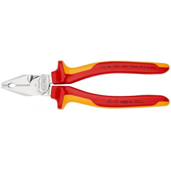 KNIPEX Kracht-kombitang 02 06 180 VDE combinatietang