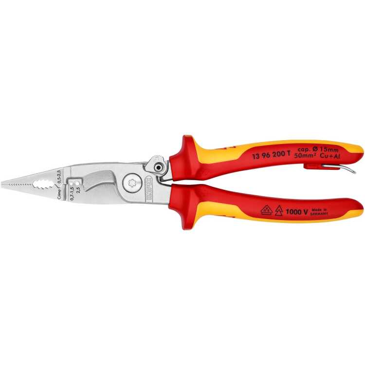 KNIPEX Elektro installatietang 13 96 200 T