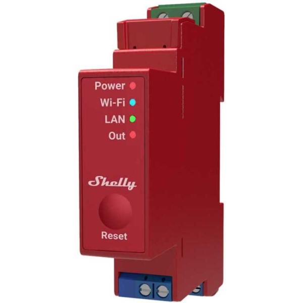 Shelly Pro 1 PM relais