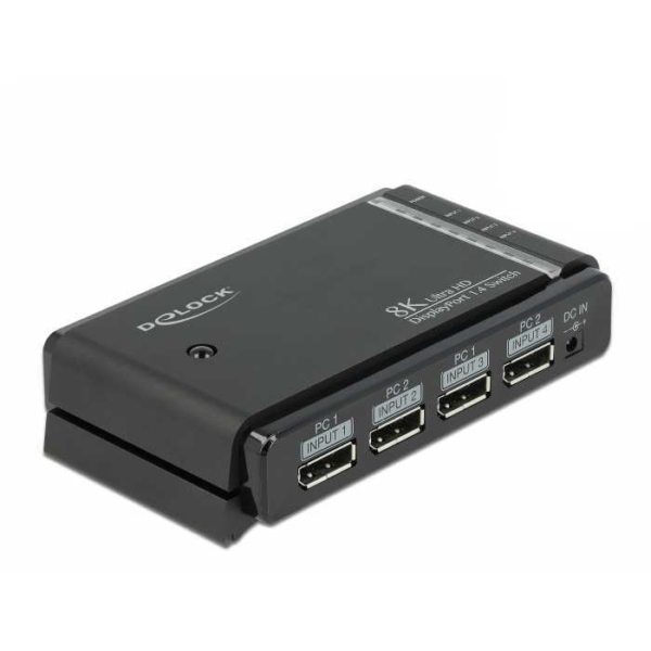 DeLOCK DisplayPort Switch 2x 2 Displayport in naar 1x 2 DisplayPort out