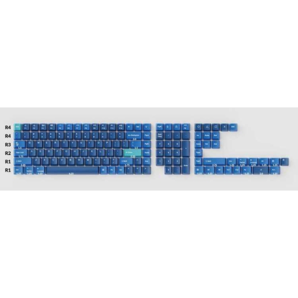 Keychron OEM Dye-Sub PBT Full Keycap-Set - Ocean keycaps