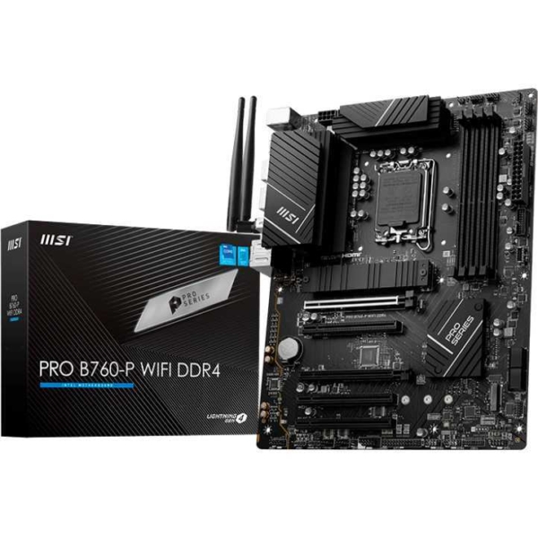 MSI PRO B760-P WIFI DDR4 moederbord