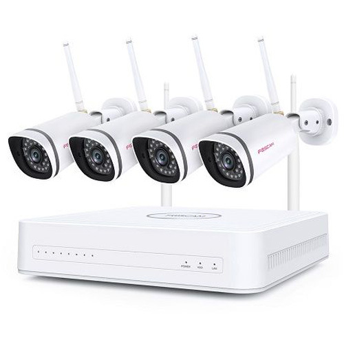 Foscam FN7108W-B4-1T 2MP Full HD WiFi beveiligingsset beveiligingscamera