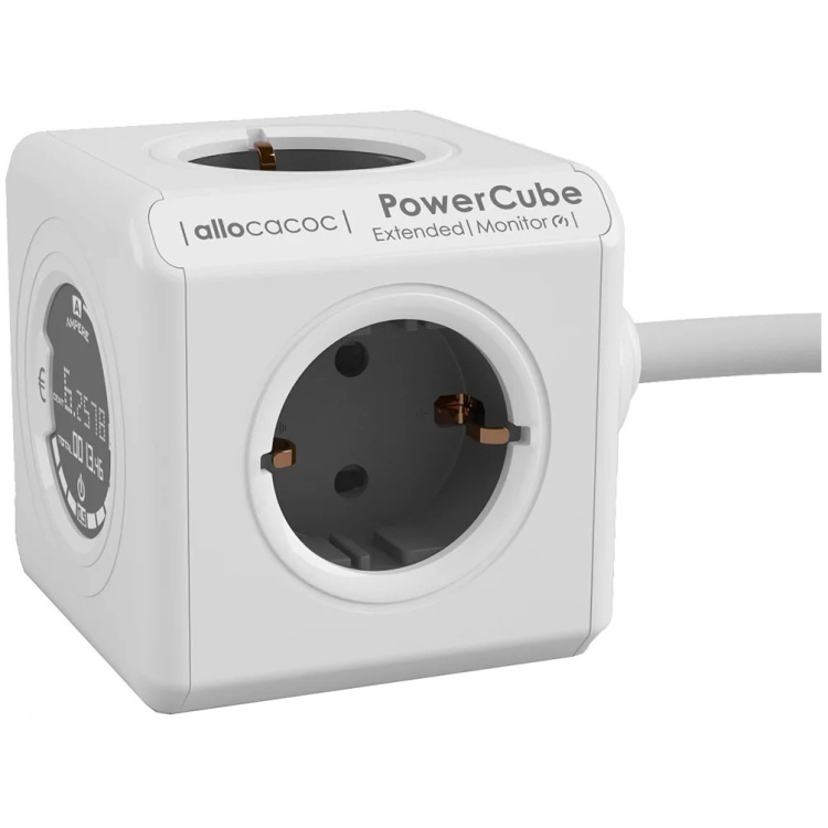 Allocacoc PowerCube Extended Monitor stekkerdoos