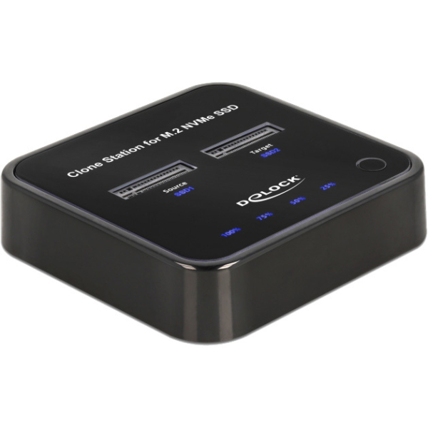 DeLOCK M.2 Docking Station for 2 x M.2 NVMe PCIe SSD with Clone function dockingstation