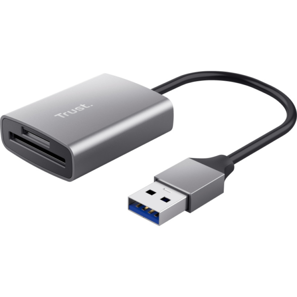 Trust Dalyx Snelle USB-kaartlezer van aluminium