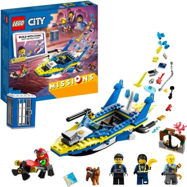 LEGO City - Waterpolitie recherchemissies Constructiespeelgoed