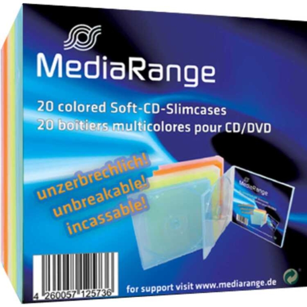 MediaRange CD-Soft-Slimcase Color (5x4) sleeve