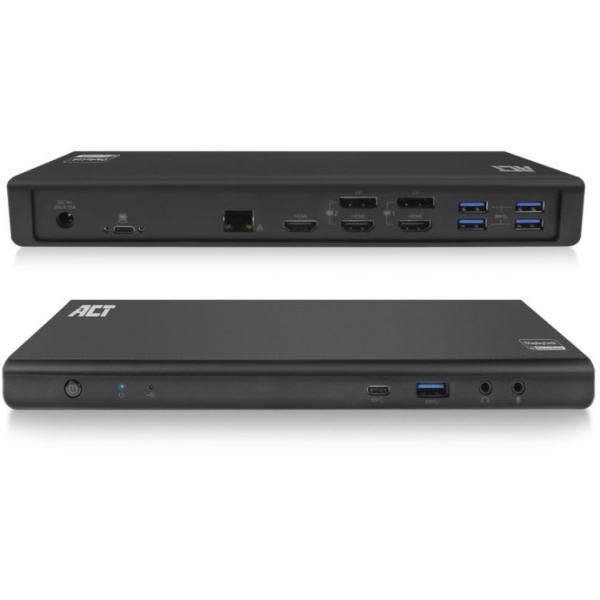 ACT Connectivity USB-C Triple 4K Docking Station dockingstation
