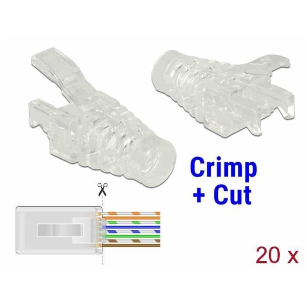 DeLOCK Knikbescherming voor RJ45 Crimp+Cut