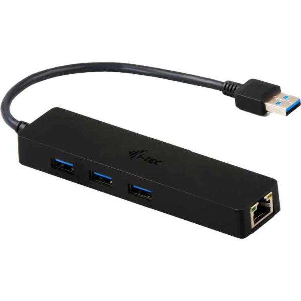 i-tec 3-Port USB 3.0 Slim + Gigabit LAN usb-hub