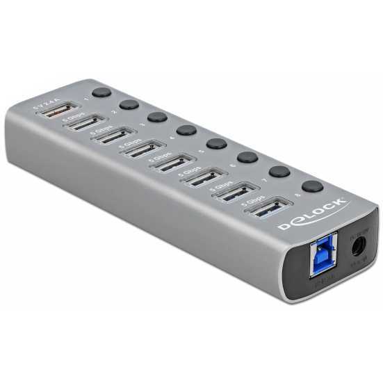 DeLOCK USB 3.2 Gen 1 Hub met 7 poorten usb-hub