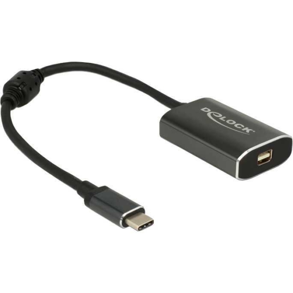 DeLOCK USB-C (male) > Mini DisplayPort (female) met PD functie adapter