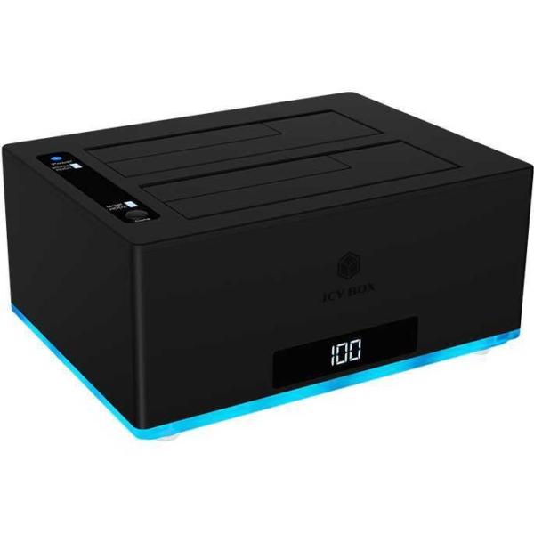 ICY BOX IB-127CL-U3 Dockingstation voor 2x HDD/SSD met clone functie