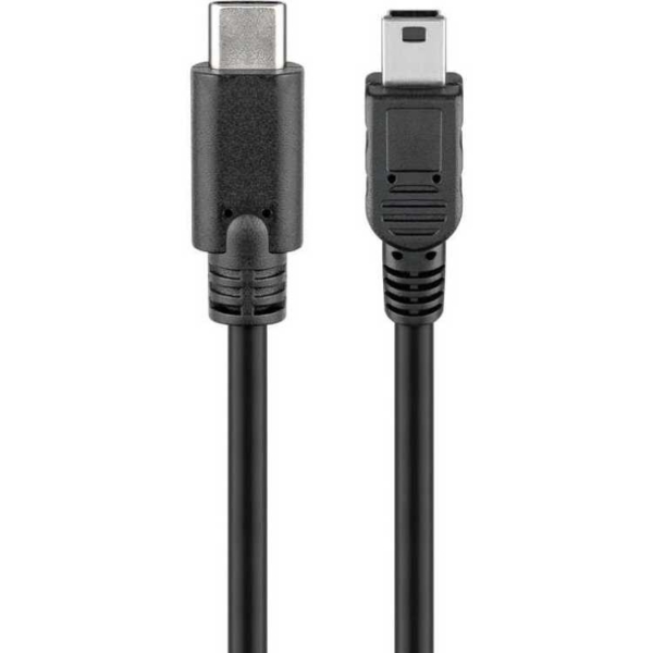 goobay USB-C 2.0 naar Mini USB-B 2.0 adapter