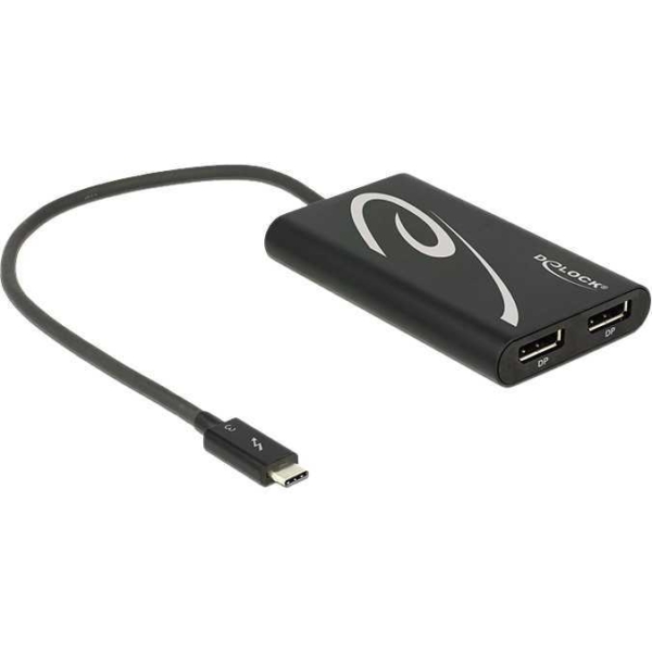 DeLOCK Thunderbolt 3 > 2x DisplayPort adapter