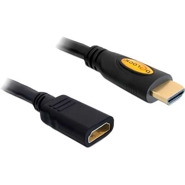 DeLOCK HDMI (male) > HDMI (female) verlengkabel