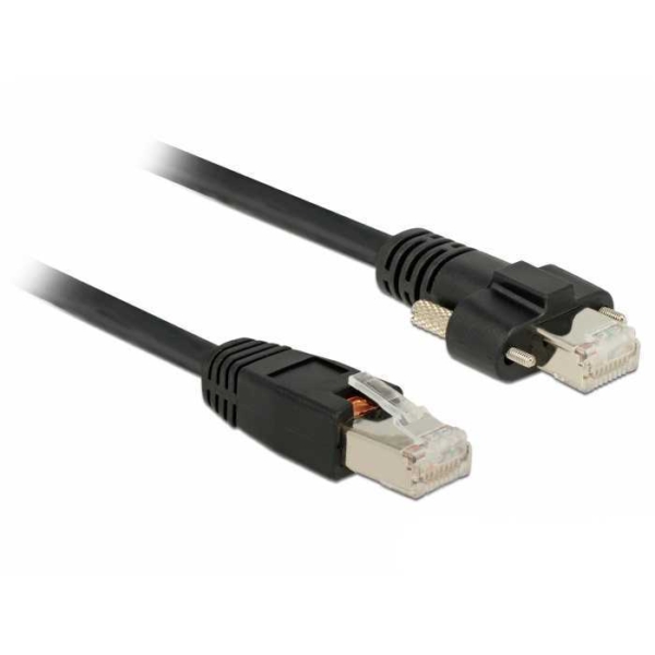 DeLOCK RJ45 plug > RJ45 plug met schroeven Cat.6 SSTP kabel
