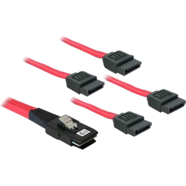 DeLOCK Mini SAS 36-Pin male > 4x SATA 7-Pin adapter