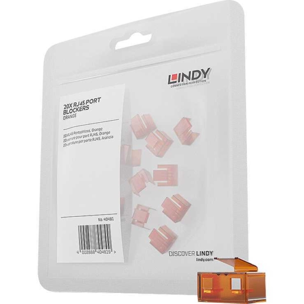 Lindy RJ45 Port Blocker diefstalbeveiliging