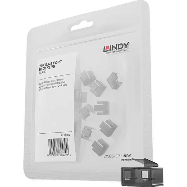 Lindy RJ45 Port Blocker insteekslot