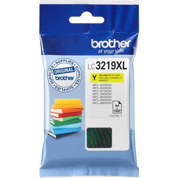 Brother Originele LC-3219XLY gele inktcartridge