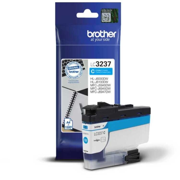 Brother LC-3237C Cyaan inkt