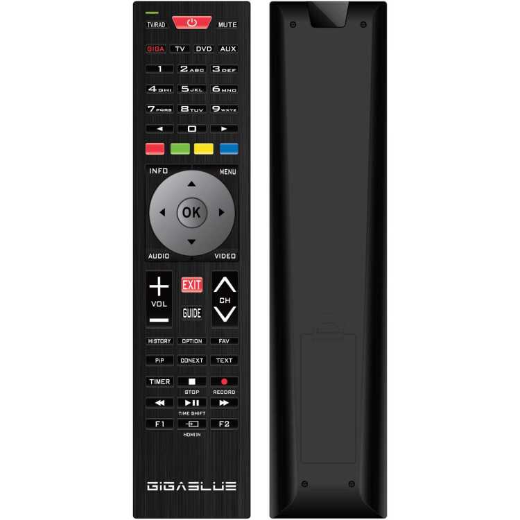 GigaBlue Remotecontrol Standard V2 Universal afstandsbediening