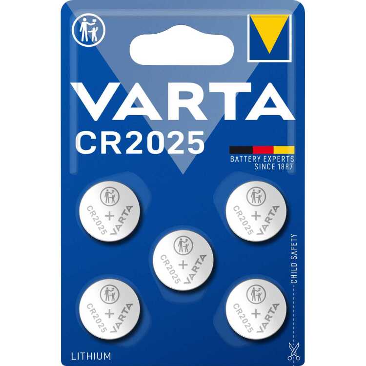 VARTA Lithium Coin CR2025 batterij