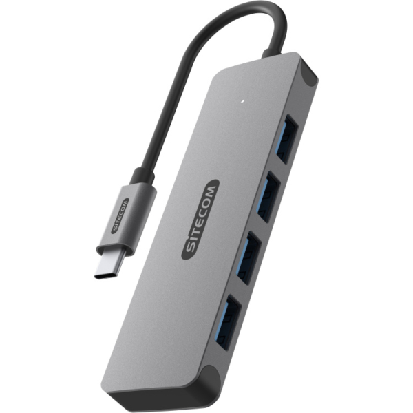 Sitecom USB-C naar 4x USB-A usb-hub