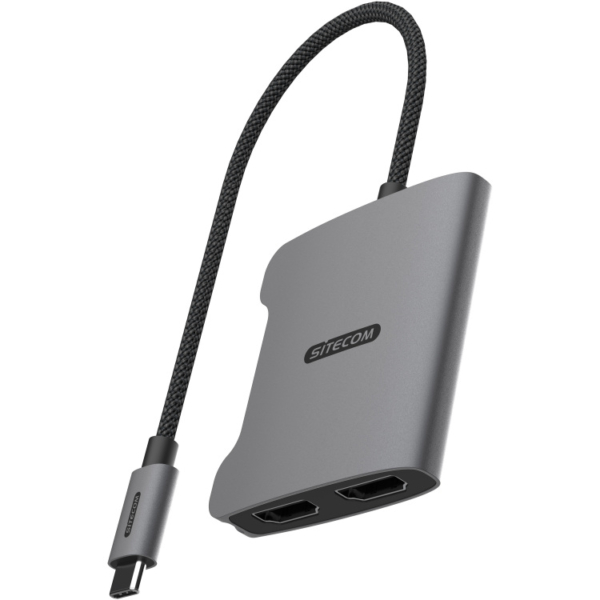 Sitecom USB-C naar Dual HDMI adapter