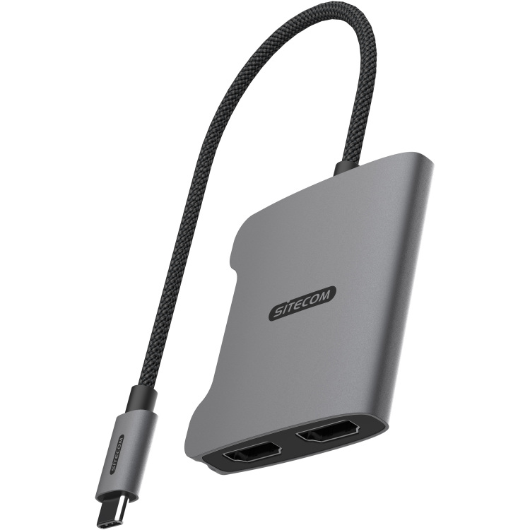 Sitecom USB-C naar Dual HDMI adapter