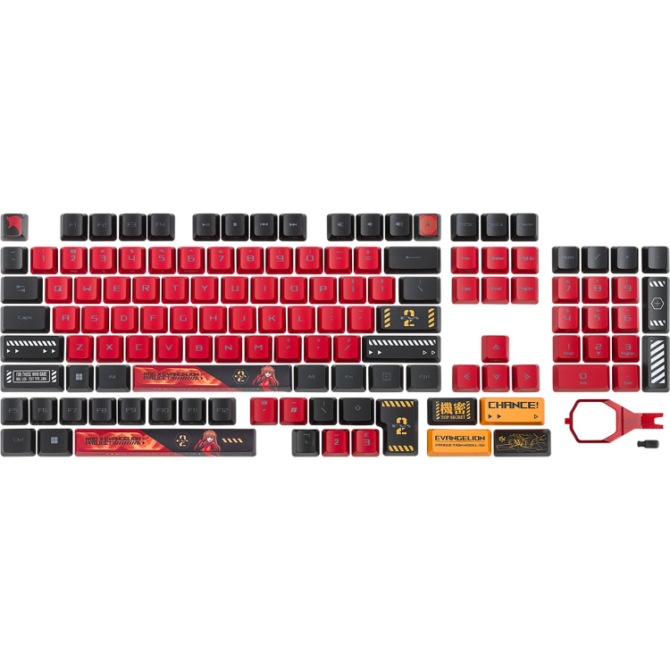 ASUS ROG Keycap Set For RX Switches EVA-02 Edition keycaps