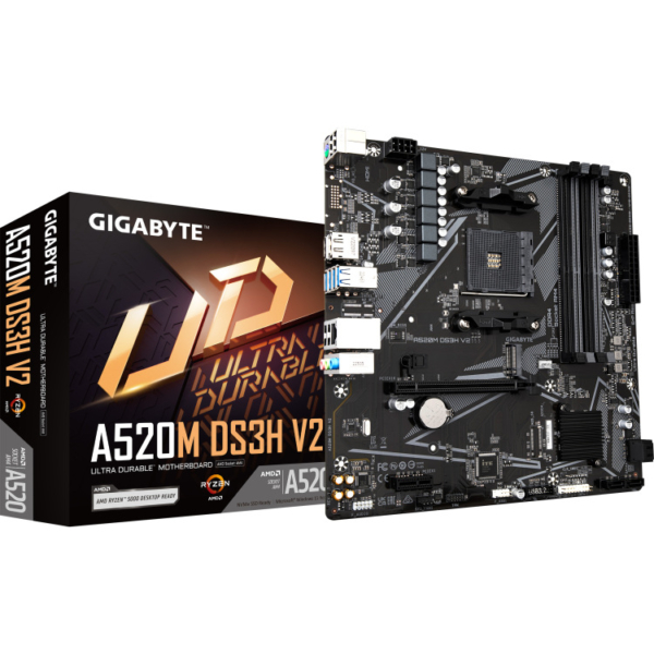 GIGABYTE A520M DS3H V2 moederbord