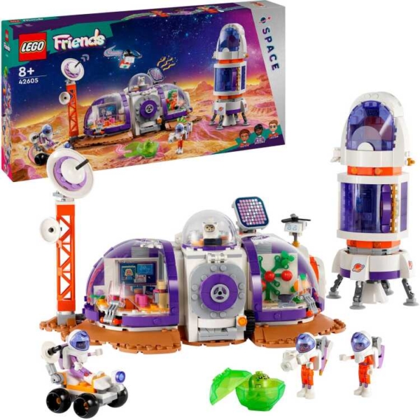 LEGO Friends - Ruimtebasis op Mars en raket Constructiespeelgoed