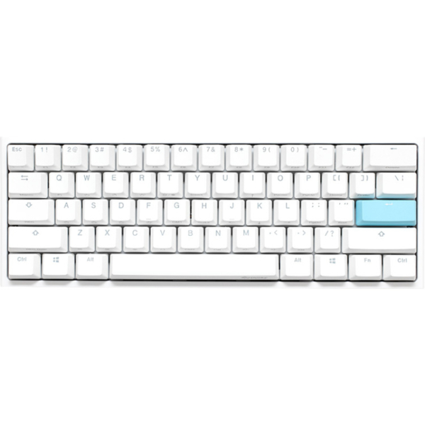 Ducky One 2 Pro Mini White Classic gaming toetsenbord