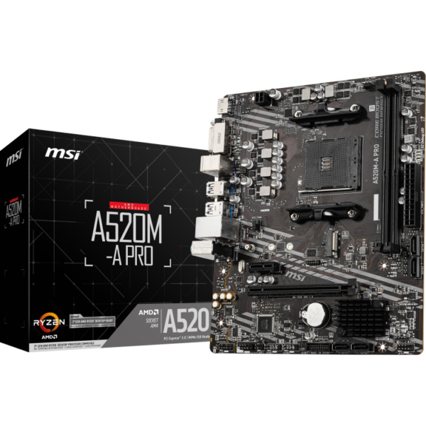 MSI A520M-A PRO moederbord