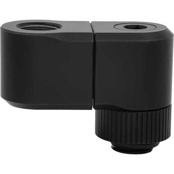 EKWB EK-Quantum Torque Double Rotary Offset 28 - Black verbinding