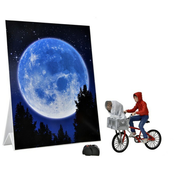 Neca E.T. the Extra-Terrestrial: 40th Anniversary - Elliott and E.T. on Bicycle 7 inch Action Figure decoratie