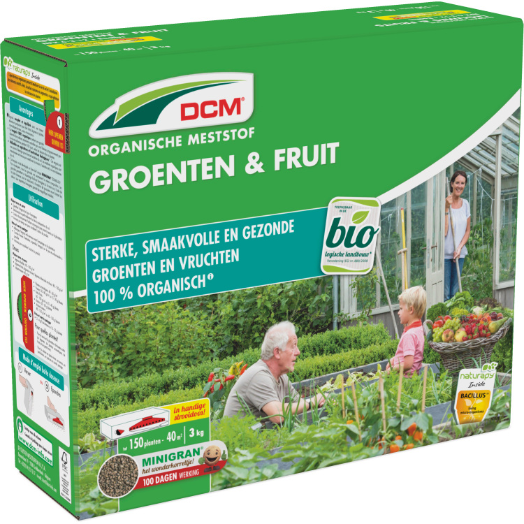DCM Meststof Groenten & Fruit 3 kg