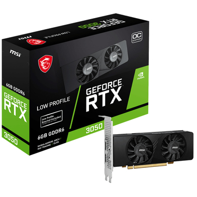 MSI GeForce RTX 3050 OC LP 6G OC grafische kaart