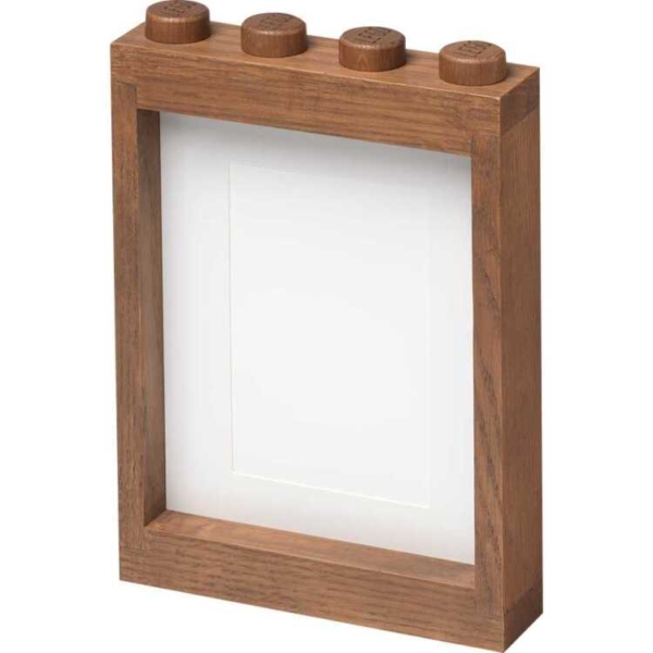 Room Copenhagen LEGO 1x4 Wooden Picture Frame Dark Stained Oak lijst