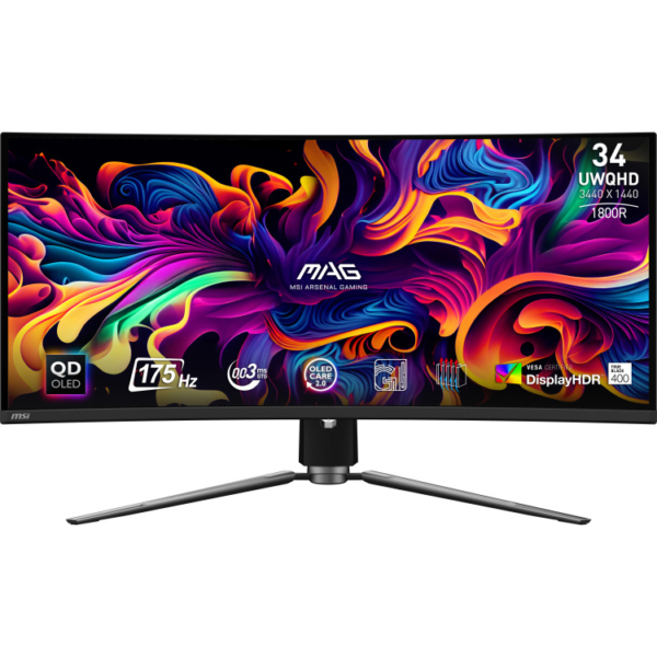MSI MAG 341CQP QD-OLED 34'' Curved gaming monitor