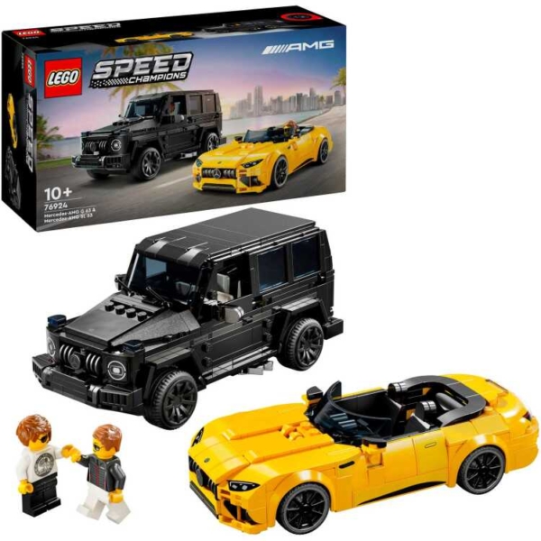 LEGO Speed Champions - Mercedes-AMG G 63 en Mercedes-AMG SL 63 Constructiespeelgoed