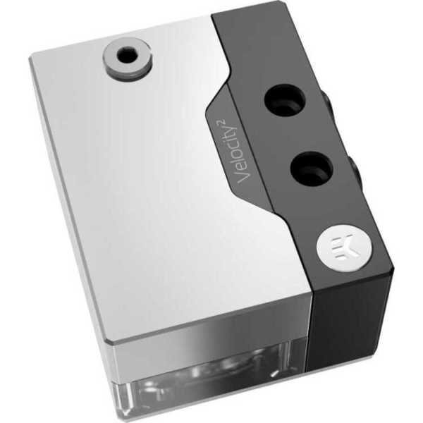 EKWB EK Quantum Velocity² DDC 4.2 PWM D-RGB - AM5 Nickel + Plexi cpu-koeler