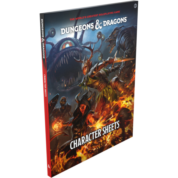 Asmodee Dungeons & Dragons 5.0 - Characters Sheets 2024 boek