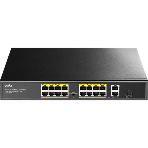 Cudy 16-Port 10/100M PoE+ Switch