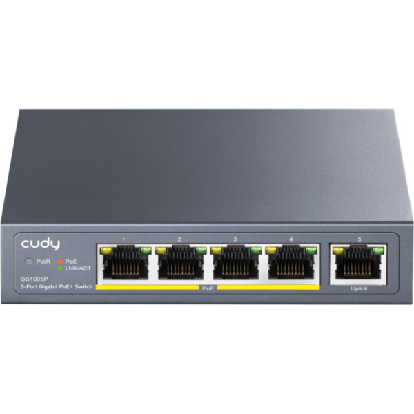 Cudy 5-Port Gigabit PoE+ Switch